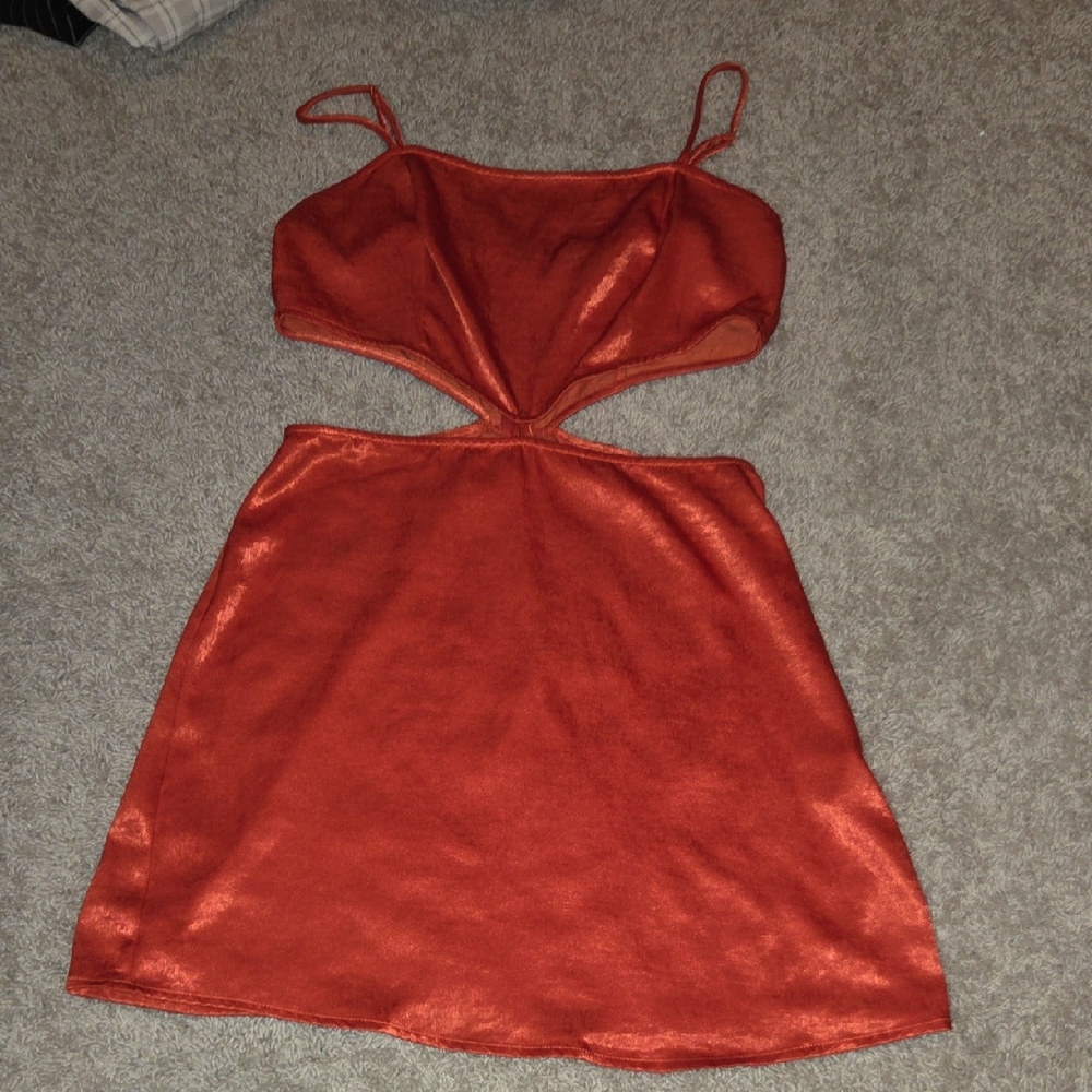 Forever 21 Orange Mini Dress